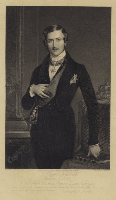 王子の配偶者アルバートの肖像 作： William Charles Ross
